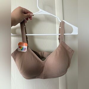Warner's Tan Bra Size L NWT
